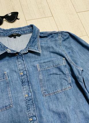Женская джинсовая рубашка в винтажном стиле от next5 фото