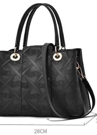 Модная женская сумочка экокожа, стильная сумка на плечо "kg"10 фото