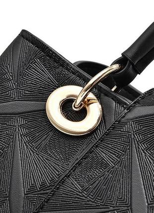 Модная женская сумочка экокожа, стильная сумка на плечо "kg"9 фото