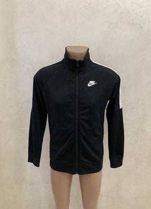 Спортивная кофта nike черная на замок олимпийка