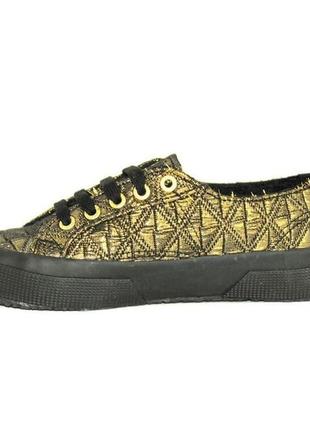 Стильные кеды superga 2750-fabric 917 negro (италия)7 фото