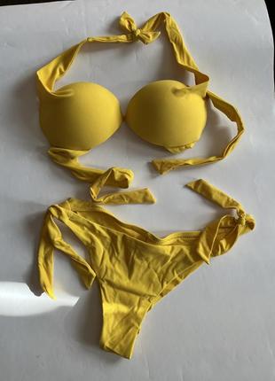 Жовтий купальник у гарному стані1 фото
