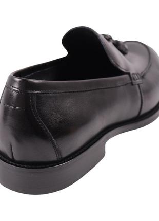 Туфли мужские clemento черные натуральная кожа, 454 фото