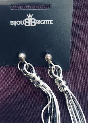 Сережки ланцюжка bijou brigitte2 фото