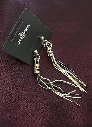 Серьги цепочки bijou brigitte