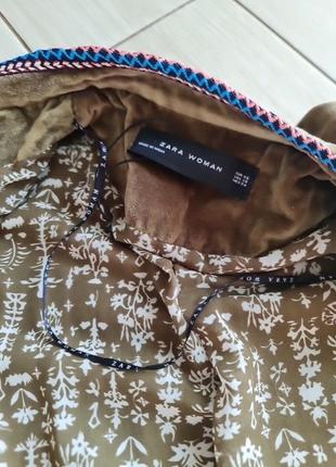 Пиджак zara велюровый с вышивкой5 фото