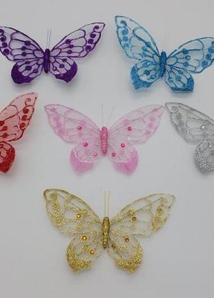 Бабочка на магните для декора штор бабочки магниты на холодильник 16*1 sale 2023 !