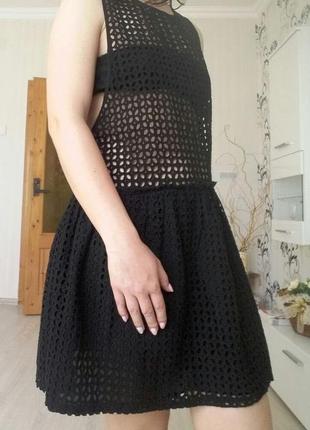 Крутое черное платье zara2 фото