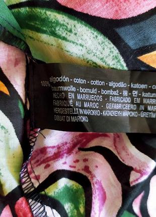 Яскрава натуральна сукня на запах від zara 6