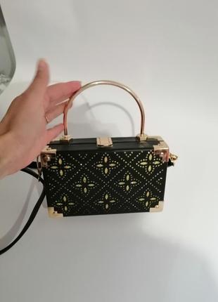 Міні сумочка клатч каркасна 6