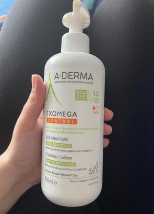 A-derma exomega control emollient lotion anti-scratching1 фото