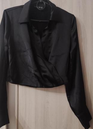 Stradivarius блуза, черная блуза, турецкая одежда1 фото