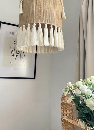 Люстра, светильник ручной работы