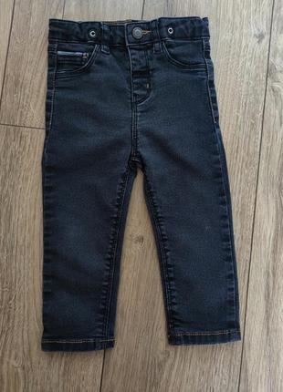Темно-сірі джинси для хлопчика 1 рік/ 80-86 розмір1 фото