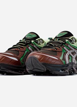 Asics gel-quantum kinetic dark sepia shamrock⚡️3 фото