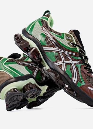 Asics gel-quantum kinetic dark sepia shamrock⚡️5 фото