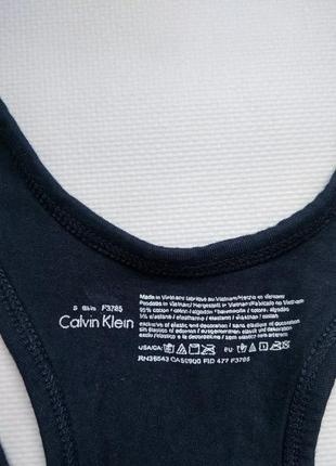 Хлопковый синий топ оригинал calvin klein4 фото