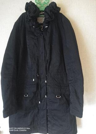 Женская удлиненная куртка-ветровка canda p 48-501 фото