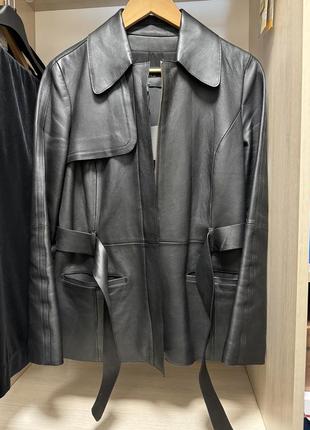 Новая кожаная куртка massimo dutti s1 фото