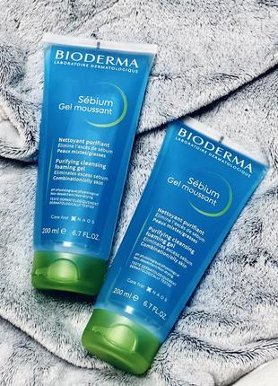 Очищающий гель bioderma sébium для умывания 200 мл