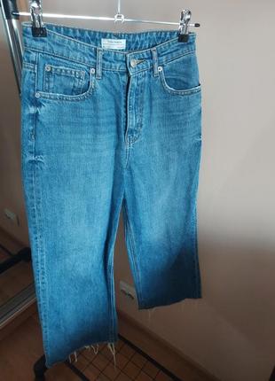 Голубые джинсы zara