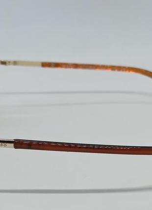 Окуляри в стилі marc jacobs жіночі сонцезахисні коричневий градієнт с зодотом3 фото