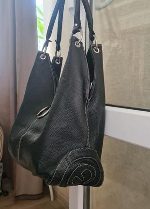 Італійська шкіряна сумка genuine leather5 фото