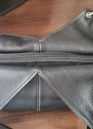 Італійська шкіряна сумка genuine leather6 фото