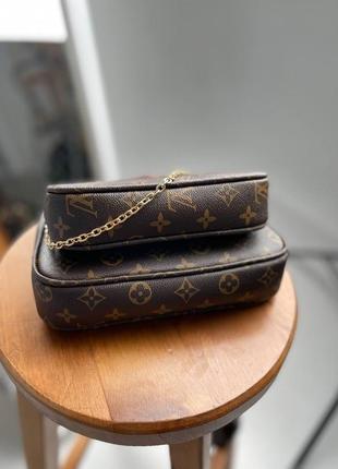 Louis vuitton, multi pochette brown7 фото