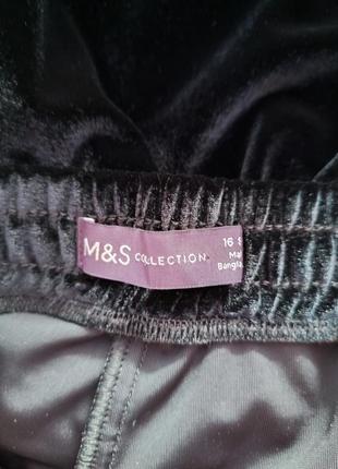 Сиильні велюрові брюки палаццо штани розмір 50-52-546 фото