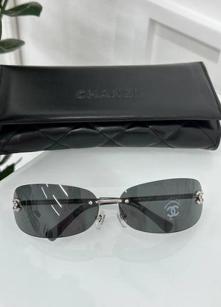 Женские очки chanel premium черные