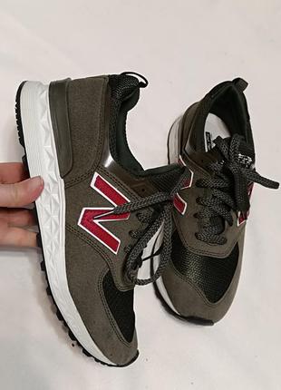 Демисезонные кроссовки хаки new balance2 фото