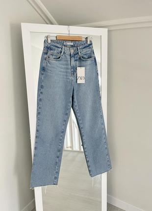 Прямые джинсы zara straight fit4 фото