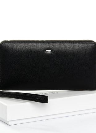 Женский кожаный кошелек на замке