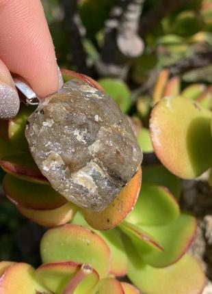 Кулон из необработанного камня ′лабрадор′1 фото
