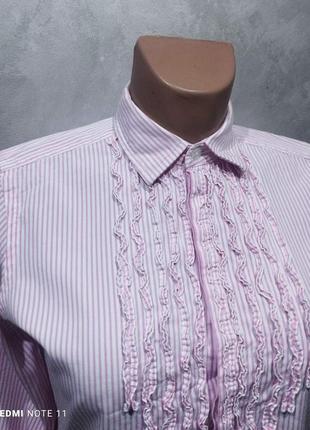 Качественная элегантная хлопковая рубашка люксового американского бренда ralph lauren3 фото