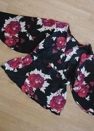 Атласная летняя кофточка нарядная блузка с длиным рукавом большого размера 18( xxxl)4 фото