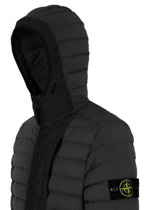 stone island 41225 loom woven down chambers stretch nylon tc black xl 7580 150888528