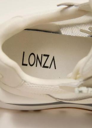 Кроссовки женские lonza с сеткой белые