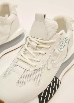 Кроссовки женские lonza с сеткой белые