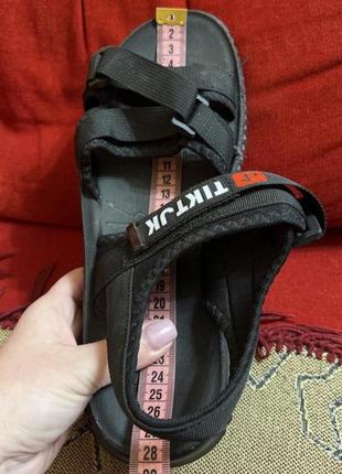Чорні спортивні. чоловічі босоніжки6 фото
