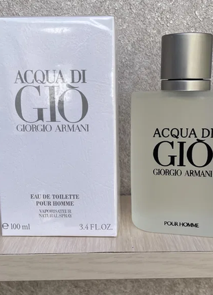 Giorgio armani acqua di gio pour homme туалетна вода 100 ml армані аква ді джио пур хом чоловічі