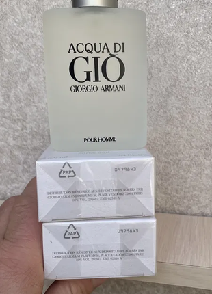 Giorgio armani acqua di gio pour homme туалетная вода 100 ml армани аква ди джио пур хом мужские2 фото