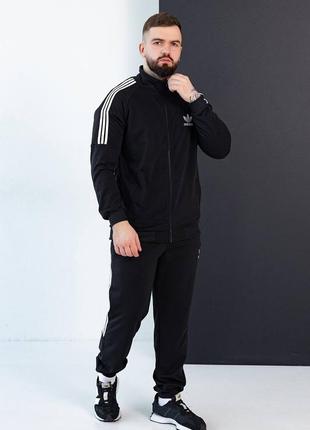 Мужской спортивный трикотажный костюм мужской винтажный спортивный костюм adidas