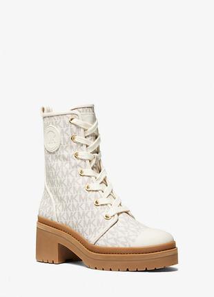 Черевики michael kors corey logo combat boot 7,5 оригінал