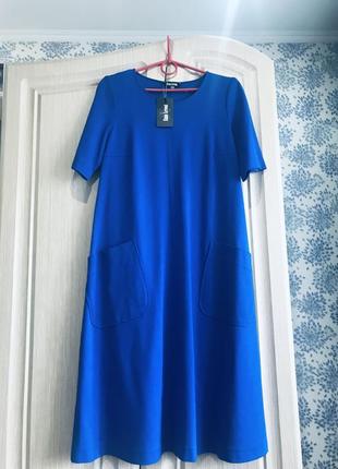 Платье новое плотный трикотаж ( 46-50)enna levoni1 фото