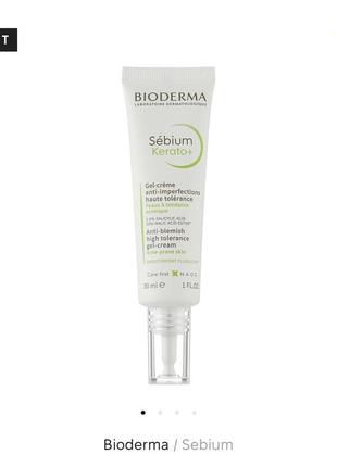 Крем-гель для проблемной кожи bioderma sebium kerato+ gel-cream