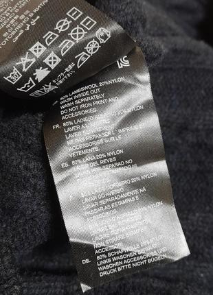 Шерстяной свитер / кофта тёмно - синего цвета g - star raw shawl cardigan, оригинал10 фото