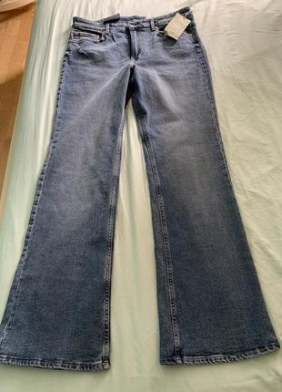 Прямые джинсы высокая посадка10 фото