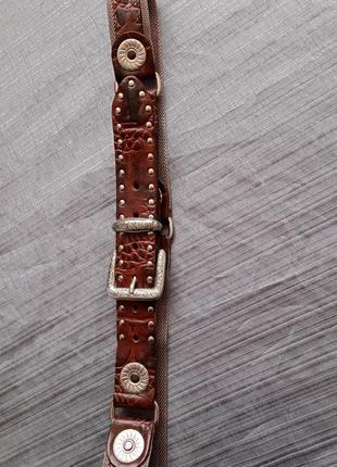 Selection vanzetti викинг натуральная кожаный ремень пояс бренда